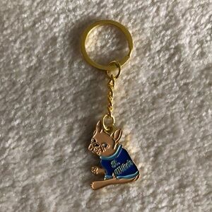 NWOT St. Mikes Basil the Bulldog keychain